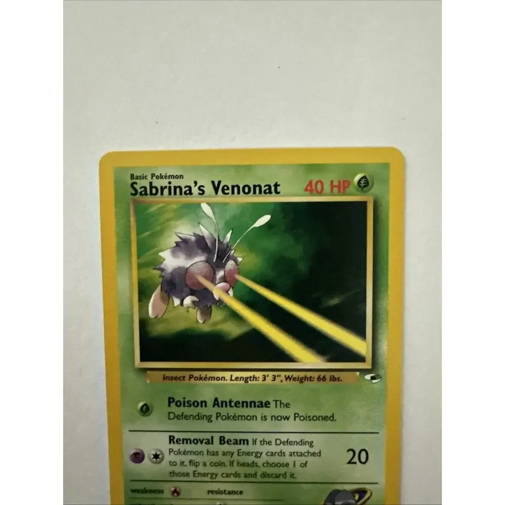 Pokemon Card Gym Heroes Sabrina's Venonat 96/132 & Venomoth 34/132 LP